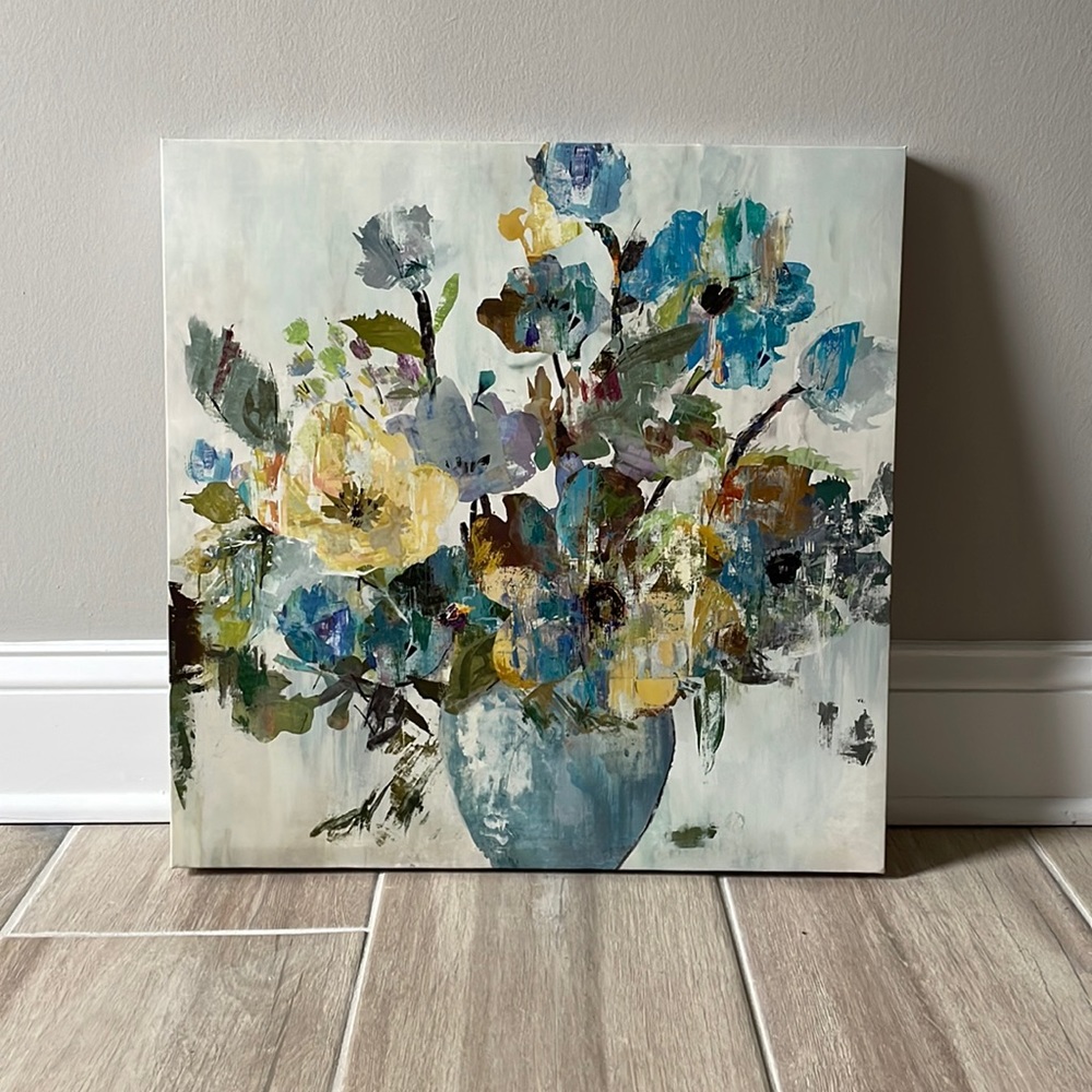 floral canvas picture! Great conditions